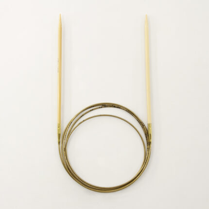 Спицы для вязания Addi круговые бамбуковые, 3,75 мм, 150 см, арт.555-7/3.75-150
