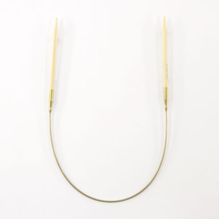 Спицы для вязания Addi круговые бамбуковые, 3,75 мм, 40 см, арт.555-7/3.75-40