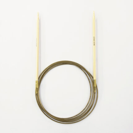 Спицы для вязания Addi круговые бамбуковые, 4 мм, 150 см, арт.555-7/4-150