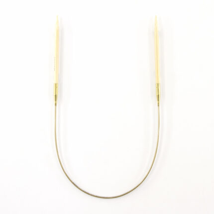 Спицы для вязания Addi круговые бамбуковые, 4 мм, 40 см, арт.555-7/4-40