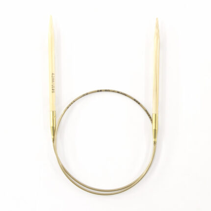 Спицы для вязания Addi круговые бамбуковые, 4 мм, 50 см, арт.555-7/4-50