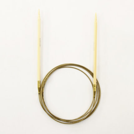 Спицы для вязания Addi круговые бамбуковые, 4,5 мм, 150 см, арт.555-7/4.5-150