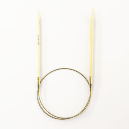 Спицы для вязания Addi круговые бамбуковые, 4,5 мм, 60 см, арт.555-7/4.5-60