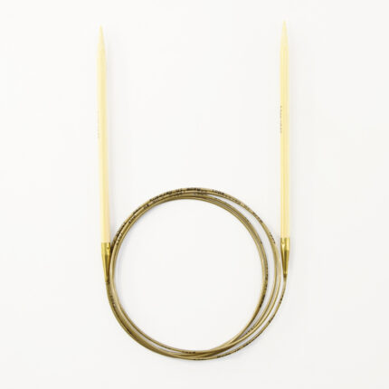 Спицы для вязания Addi круговые бамбуковые, 5 мм, 150 см, арт.555-7/5-150