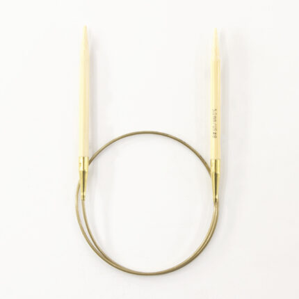 Спицы для вязания Addi круговые бамбуковые, 5 мм, 50 см, арт.555-7/5-50