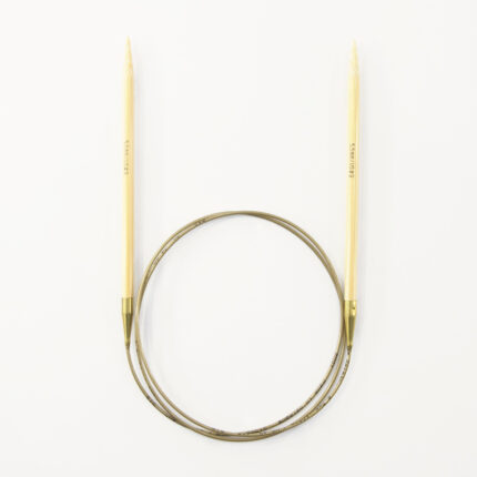 Спицы для вязания Addi круговые бамбуковые, 5 мм, 80 см, арт.555-7/5-80
