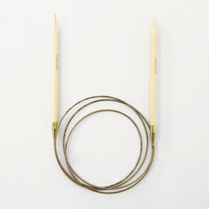 Спицы для вязания Addi круговые бамбуковые, 5,5 мм, 120 см, арт.555-7/5.5-120