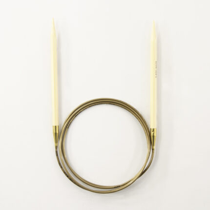 Спицы для вязания Addi круговые бамбуковые, 6 мм, 120 см, арт.555-7/6-120