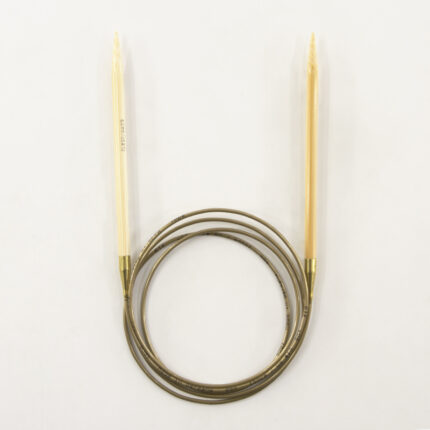 Спицы для вязания Addi круговые бамбуковые, 6 мм, 150 см, арт.555-7/6-150