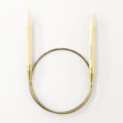 Спицы для вязания Addi круговые бамбуковые, 6 мм, 50 см, арт.555-7/6-50