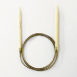 Спицы для вязания Addi круговые бамбуковые, 6,5 мм, 120 см, арт.555-7/6.5-120