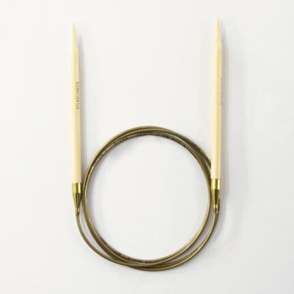 Спицы для вязания Addi круговые бамбуковые, 6,5 мм, 120 см, арт.555-7/6.5-120