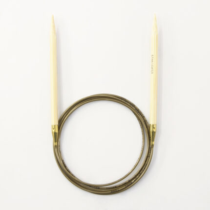 Спицы для вязания Addi круговые бамбуковые, 6,5 мм, 150 см, арт.555-7/6.5-150