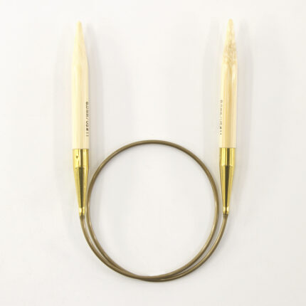 Спицы для вязания Addi круговые бамбуковые, 8 мм, 50 см, арт.555-7/8-50