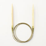 Спицы для вязания Addi круговые бамбуковые, 9 мм, 120 см, арт.555-7/9-120