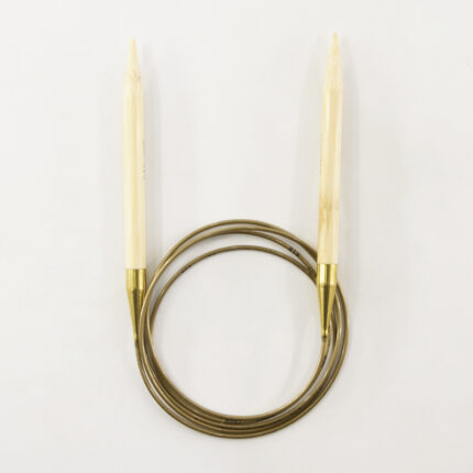 Спицы для вязания Addi круговые бамбуковые, 9 мм, 150 см, арт.555-7/9-150