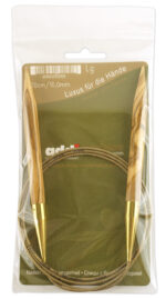 Спицы для вязания Addi круговые из оливкового дерева, 10 мм, 120 см, арт.575-7/10-120