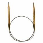 Спицы для вязания Addi круговые из оливкового дерева, 7 мм, 150 см, арт.575-7/7-150