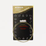 Спицы для вязания Addi круговые позолоченные с удлиненным кончиком, 1,5 мм, 120 см, арт.714-7/1.5-120