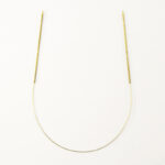 Спицы для вязания Addi круговые позолоченные с удлиненным кончиком, 1,5 мм, 40 см, арт.714-7/1.5-40