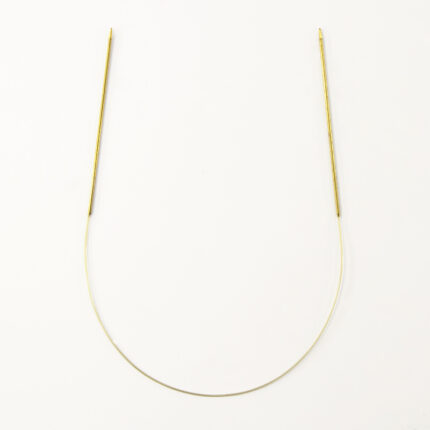 Спицы для вязания Addi круговые позолоченные с удлиненным кончиком, 1,5 мм, 40 см, арт.714-7/1.5-40