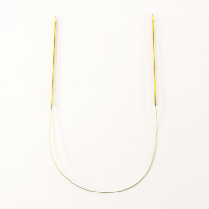 Спицы для вязания Addi круговые позолоченные с удлиненным кончиком, 1,75 мм, 40 см, арт.714-7/1.75-40