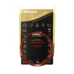 Спицы для вязания Addi круговые позолоченные с удлиненным кончиком, 6 мм, 150 см, арт.755-7/6-150