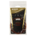 Спицы для вязания Addi круговые позолоченные с удлиненным кончиком, 6,5 мм, 120 см, арт.755-7/6.5-120