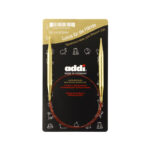 Спицы для вязания Addi круговые позолоченные с удлиненным кончиком, 6,5 мм, 50 см, арт.755-7/6.5-50