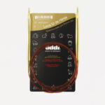 Спицы для вязания Addi круговые позолоченные с удлиненным кончиком, 7 мм, 150 см, арт.755-7/7-150