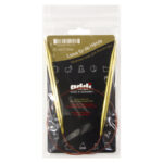 Спицы для вязания Addi круговые позолоченные с удлиненным кончиком, 7 мм, 60 см, арт.755-7/7-60