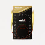 Спицы для вязания Addi круговые позолоченные с удлиненным кончиком, 8 мм, 50 см, арт.755-7/8-50