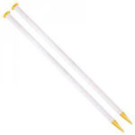 Спицы для вязания Addi прямые пластиковые, 12 мм, 40 см, 2 шт, арт.400-7/12-40