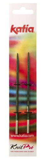Спицы для вязания KATIA съемные, стандартные, деревянные, 3 мм, арт.7651