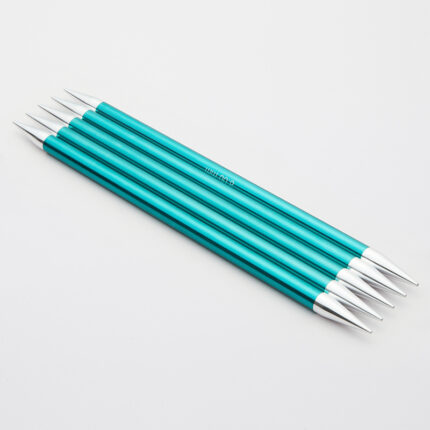 Спицы для вязания Knit Pro чулочные Zing 15см, 8,0мм, арт.47016