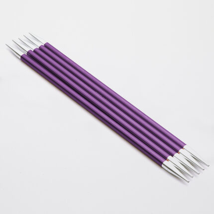 Спицы для вязания Knit Pro чулочные Zing 20см, 4,5мм, арт.47040