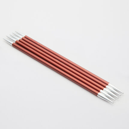 Спицы для вязания Knit Pro чулочные Zing 20см, 5,5мм, арт.47042