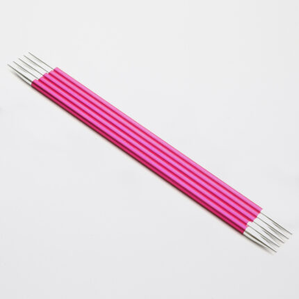 Спицы для вязания Knit Pro чулочные Zing 20см, 5мм, арт.47041