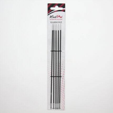 Спицы для вязания Knit Pro чулочные, карбоновые Karbonez 1,75мм, 20см, арт.41123