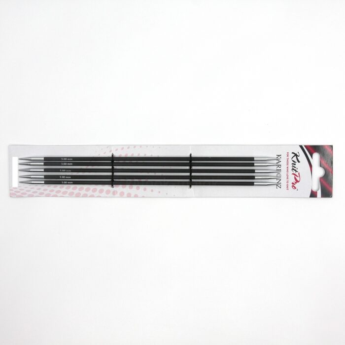 Спицы для вязания Knit Pro чулочные, карбоновые Karbonez 3,00мм, 20см, арт.41128