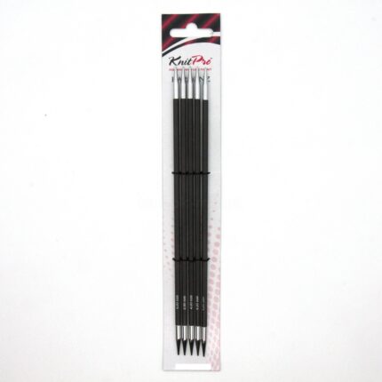 Спицы для вязания Knit Pro чулочные, карбоновые Karbonez 4мм 20см, арт.41132