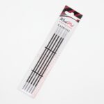 Спицы для вязания Knit Pro чулочные, карбоновые Karbonz 15см, 2,00 мм (Комплект 5 шт.), арт.41105