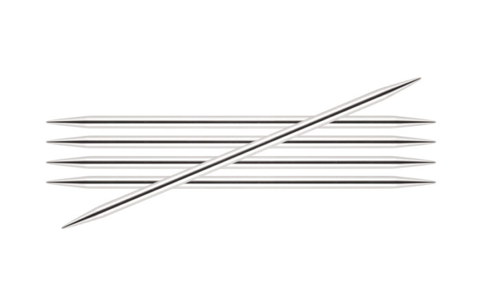 Спицы для вязания Knit Pro чулочные, металлические Nova Metal 2,25мм, 15см, арт.10102