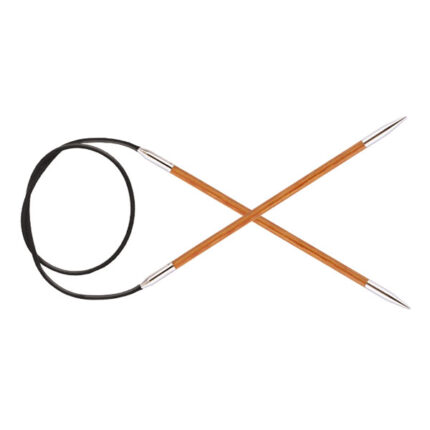 Спицы для вязания Knit Pro круговые, деревянные Royale 3,75мм, 120см, арт.29134