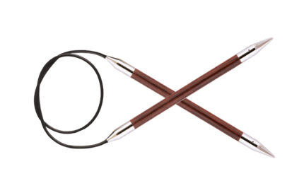 Спицы для вязания Knit Pro круговые, деревянные Royale 7,00мм, 80см, арт.29101
