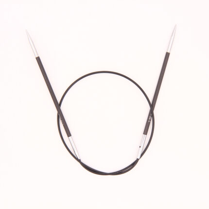 Спицы для вязания Knit Pro круговые, карбоновые, укороченные Karbonez 40см, 2,5мм, арт.41142