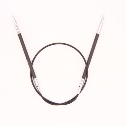 Спицы для вязания Knit Pro круговые, карбоновые, укороченные Karbonez 40см, 3,5мм, арт.41146