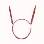 Спицы для вязания Knit Pro круговые, квадратные, деревянные Cubics 5мм, 40см, арт.25125