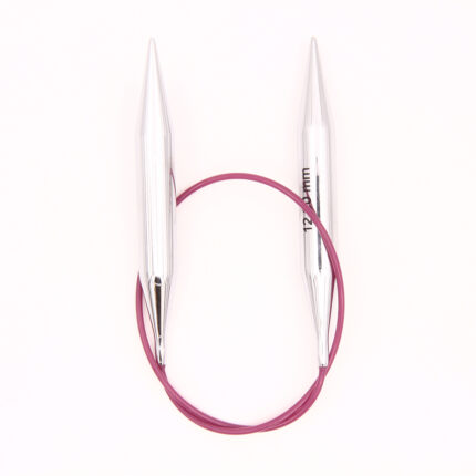 Спицы для вязания Knit Pro круговые, металлические, укороченные Nova Metal 50см, 12мм, арт.10399