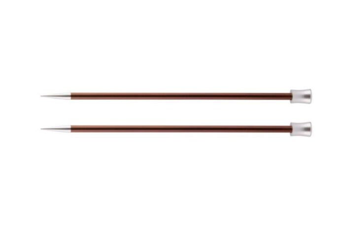 Спицы для вязания Knit Pro прямые Zing 5,5мм, 30см, арт.47272